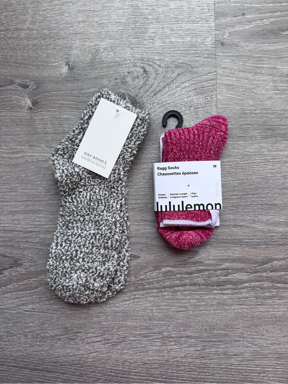 Saranoni Socks & Lululemon Ragg socks
